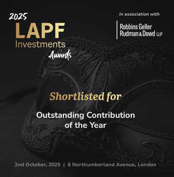 National LGPS Frameworks shortlisted for Outstanding Contribution of the Year at the 2025 LAPF Investment Awards